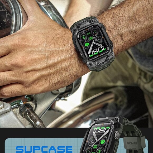 Unicorn Beetle Ore Pro Version Apple Watch 10 46mm Bumper Case Adjustable Strap - Picture 11 of 11